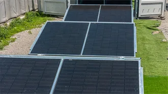 Repairing micro household solar energy storage cells with large capacity