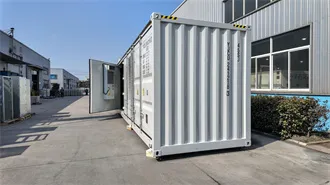 High frequency solar container battery