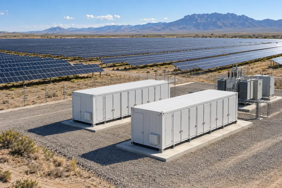 Containerized battery energy storage installation