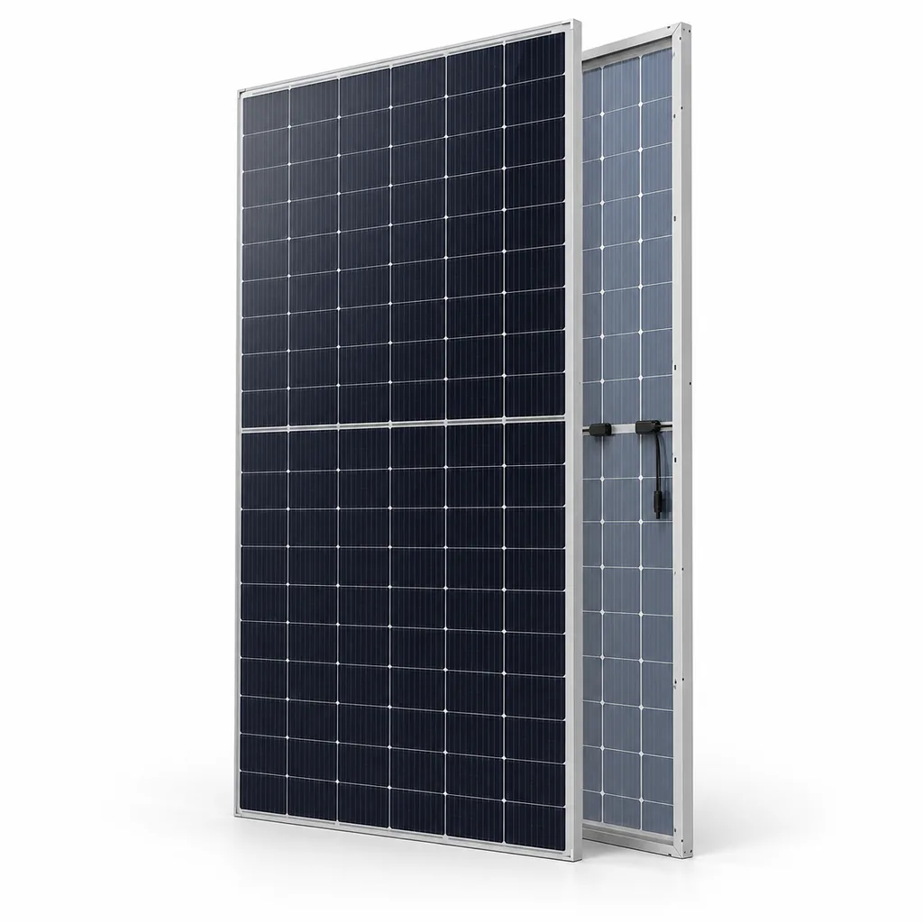 Large-format photovoltaic module for industrial sites